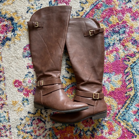 Material Girl Shoes - Material Girl Riding Boots